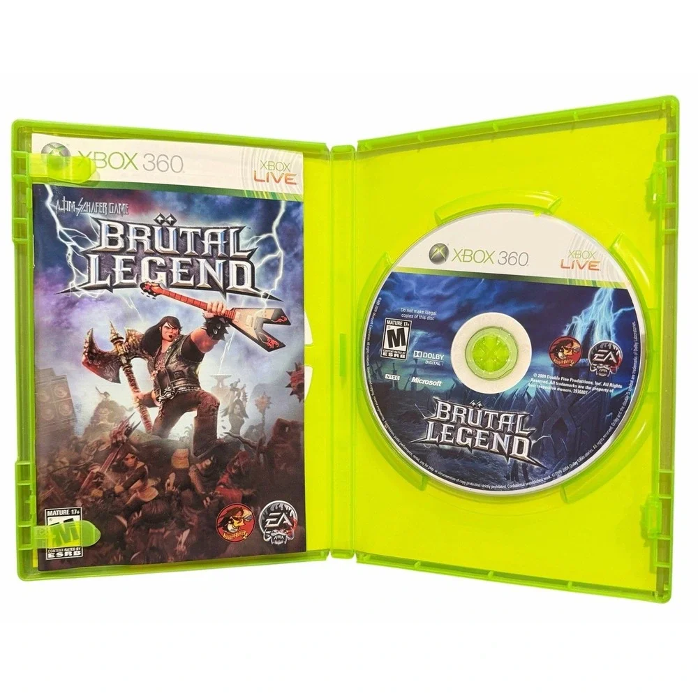 Brutal Legend‎ (Microsoft Xbox 360, 2009) Tested